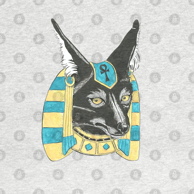 Anubis, god of the dead and hell by Créa'RiBo